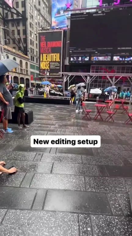 New Editing Setup in Times Square