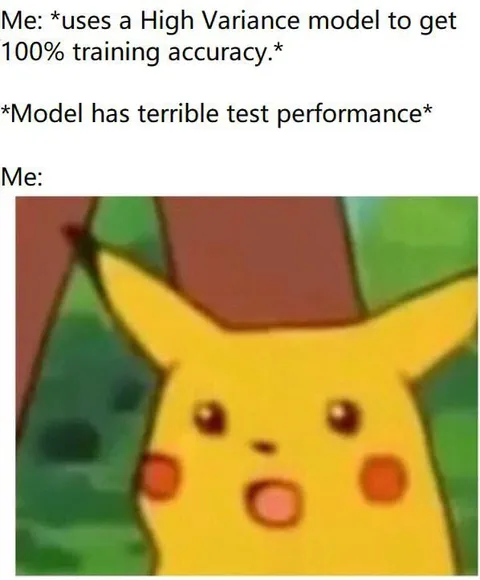 High Variance Model Pikachu