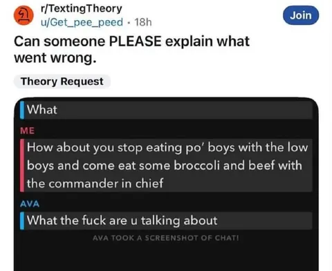 Commander-in-Chief Broccoli Confusion
