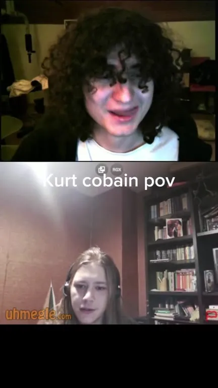 Kurt Cobain on Omegle