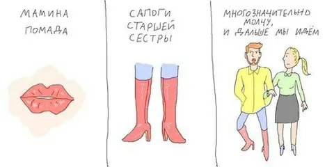Мамина помада и сапоги сестры