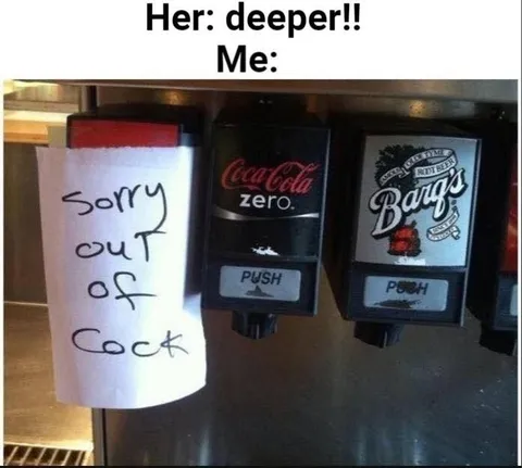 Sorry Out of Cock