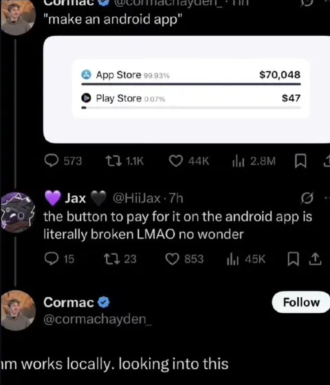 Android App Payment Button Broken