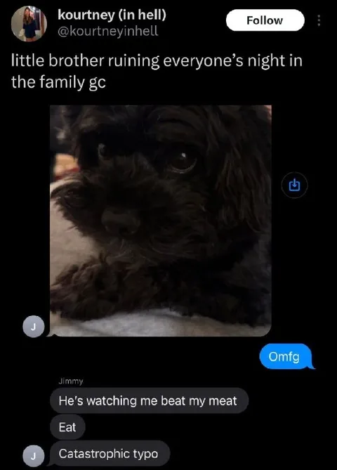 Catastrophic Typo in Family Chat