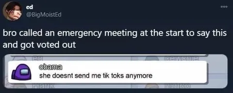 Emergency Meeting for TikToks