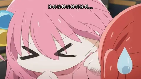 Bocchi Nervous Stuttering