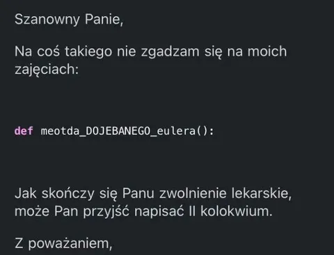 Metoda dojebanego eulera