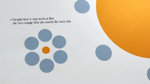 Two Orange Dots Illusion