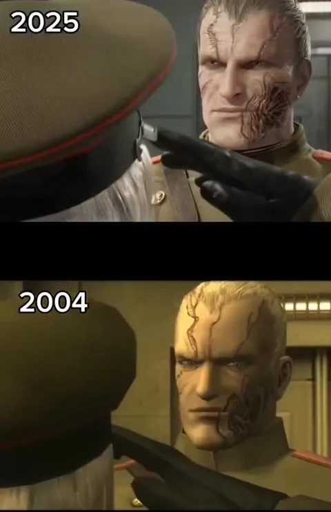 2025 против 2004: Metal Gear Solid