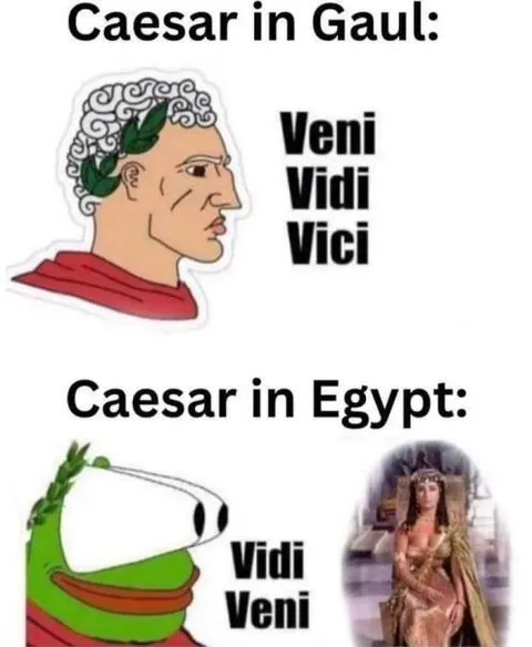 Caesar Changes the Order