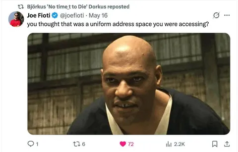 Uniform Address Space Mistake