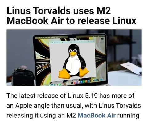 Linux Released on MacBook Air