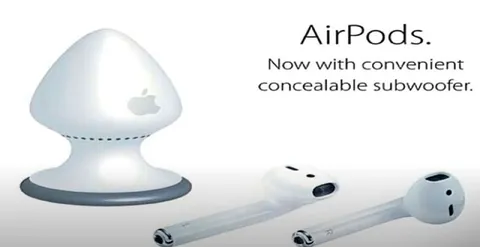 AirPods With Concealable Subwoofer