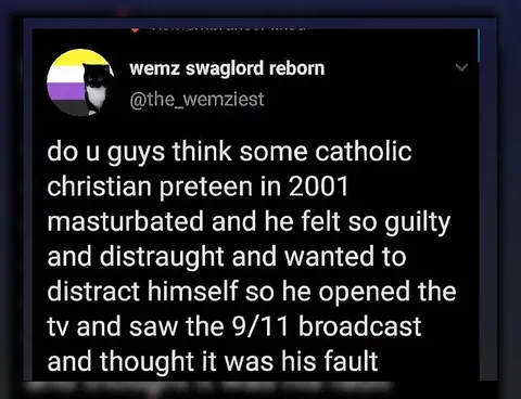 Guilty Christian Blames Himself for 9/11