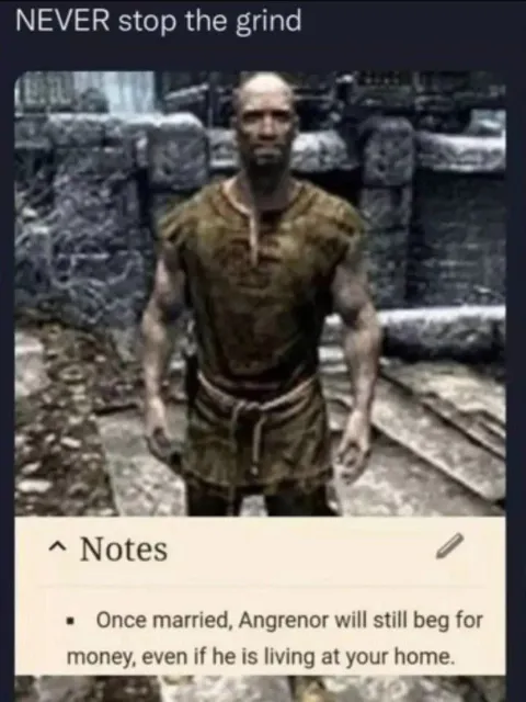 Never Stop the Grind Angrenor