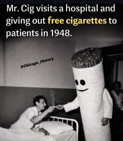 Mr. Cigarette Visits Hospital