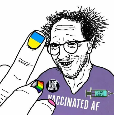 Vaccinated AF Finger Guy