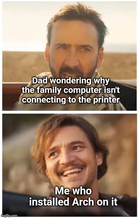 Dad Can't Connect to Printer