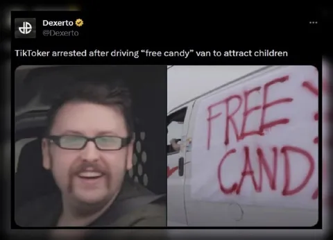 Free Candy Van Arrest