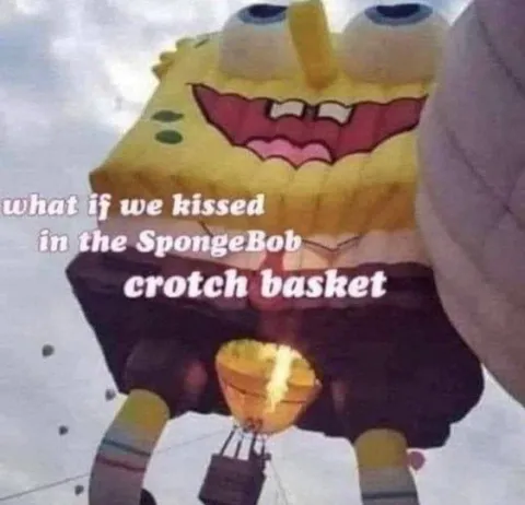 SpongeBob Crotch Basket