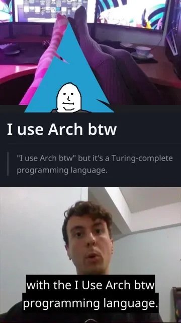 I Use Arch BTW, Literally