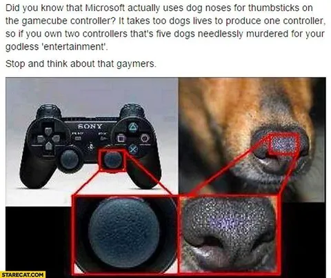 Dog Nose Game Controllers