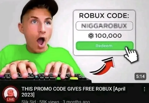 Fake Free Robux Promo Code