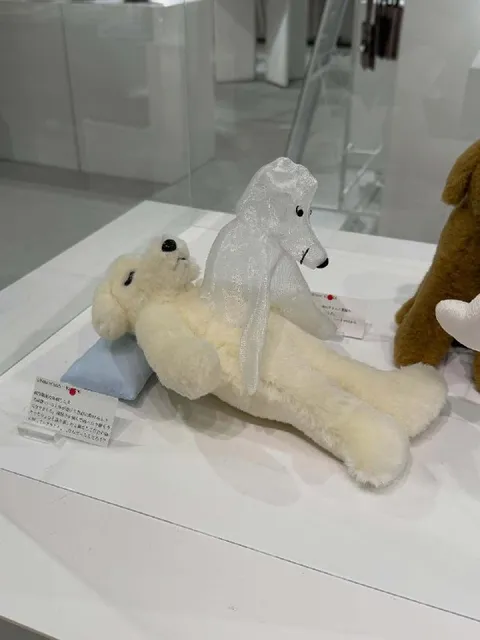 ぬいぐるみの展示