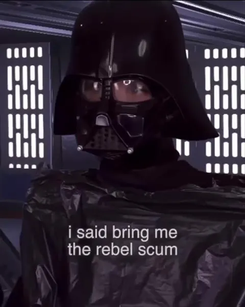 Darth Vader Gets a Protein Shake