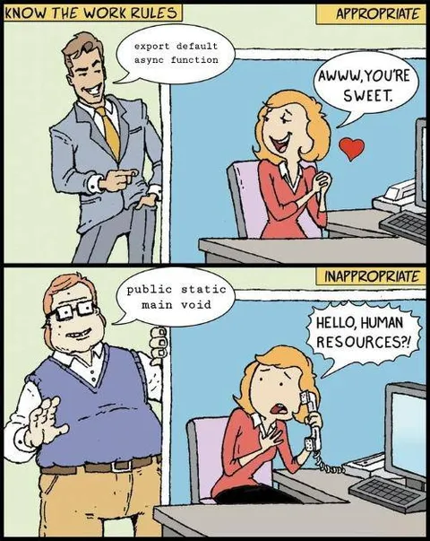 Appropriate and Inappropriate Code