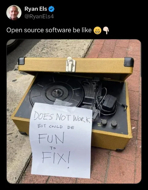 Open Source Software Be Like