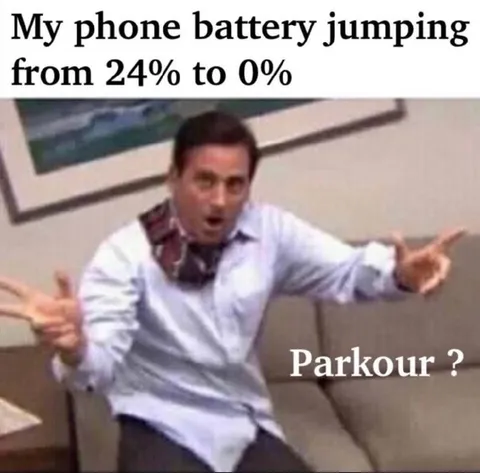 Phone Battery Parkour