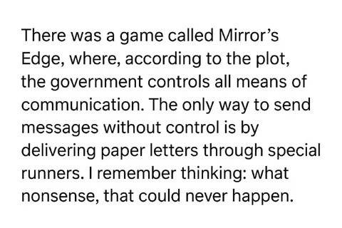 Mirror’s Edge Communication Joke