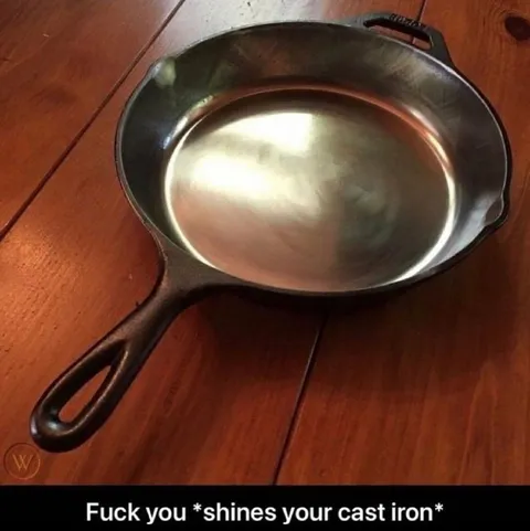 Shines Your Cast Iron