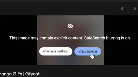 Сюрприз за блюром SafeSearch