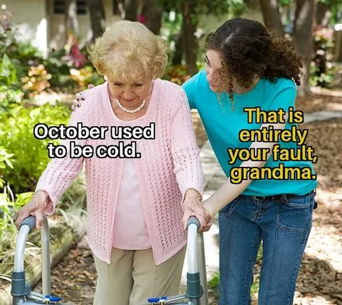 October Used to Be Cold