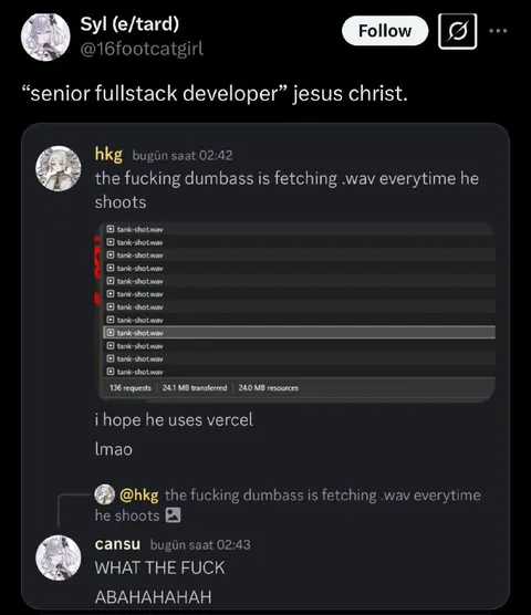 Senior Fullstack Developer Fetches WAV