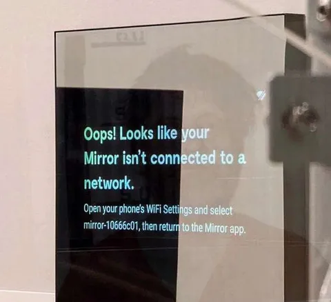 Mirror Isn’t Connected to a Network