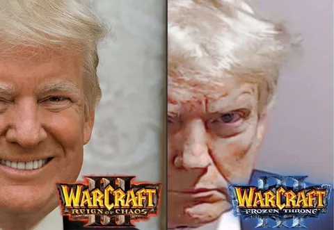 Trump Warcraft Reign of Chaos vs Frozen Throne