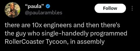 RollerCoaster Tycoon Assembly Programmer
