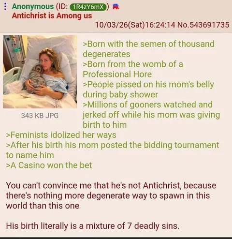 Antichrist's Seven Deadly Sins Birth
