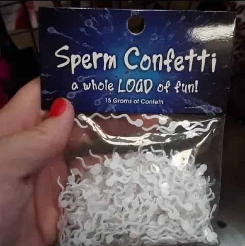 Sperm Confetti Package