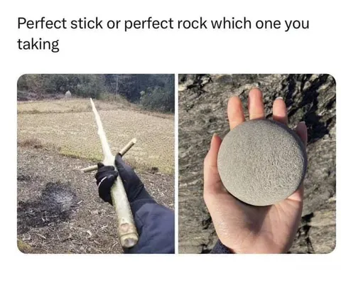 Perfect Stick or Perfect Rock