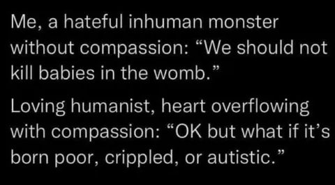 Hypocritical Compassion Argument