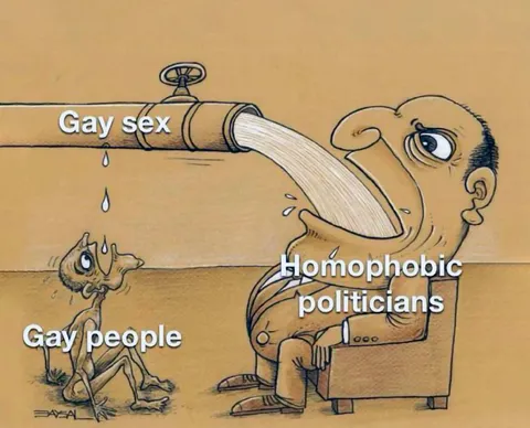 Homophobic Politicians Drink Gay Sex
