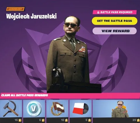 Wojciech Jaruzelski Battle Pass