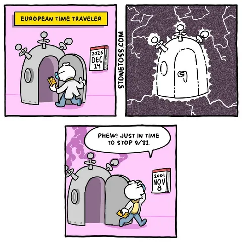 European Time Traveler Stops 9/11