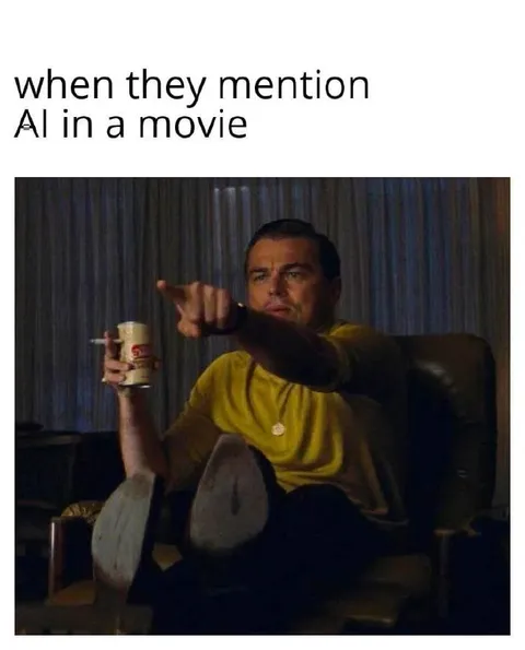 When They Mention AI in a Movie