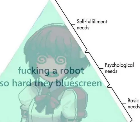 Robot Bluescreen Fulfillment