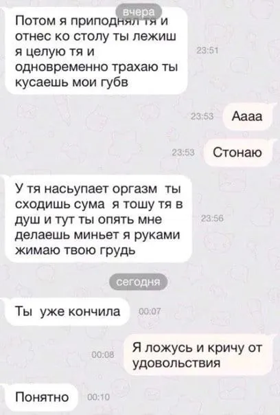 Переписка с неожиданной концовкой